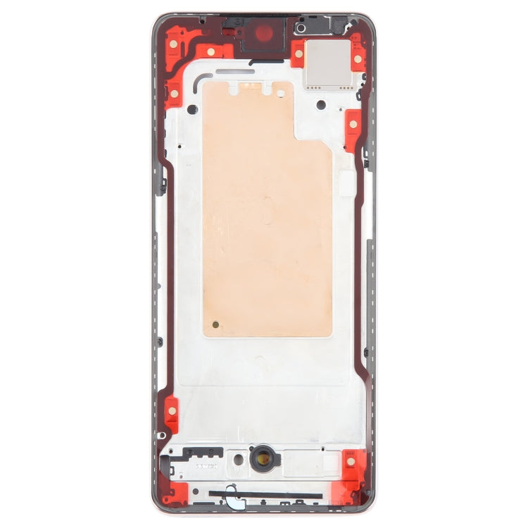 For OPPO Reno9 Original Front Housing LCD Frame Bezel Plate (Gold) - Frame Bezel Plate by PMC TechLife | Online Shopping South Africa | PMC TechLife