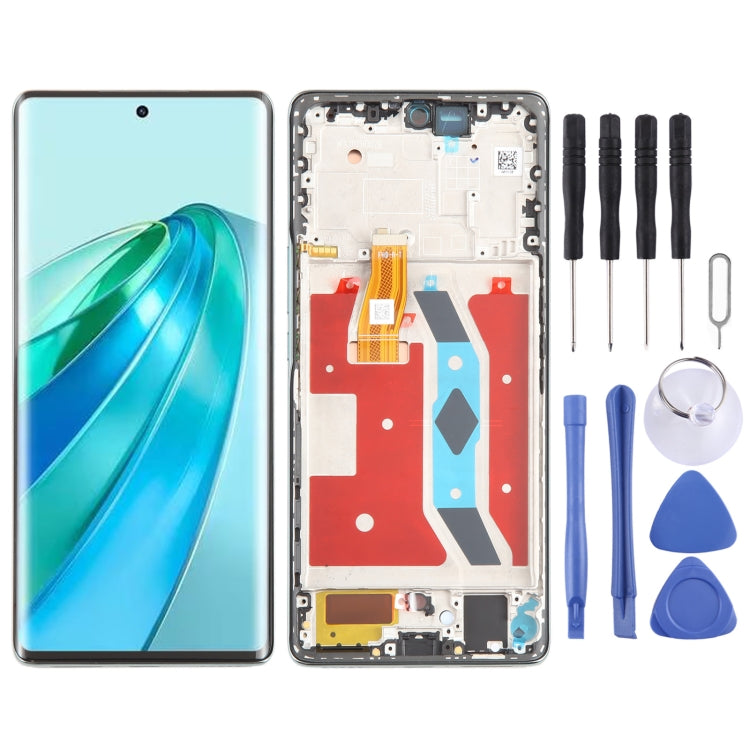 For Honor X9A Original LCD Screen Digitizer Full Assembly with Frame (Green) - LCD Screen by PMC TechLife | Online Shopping South Africa | PMC TechLife