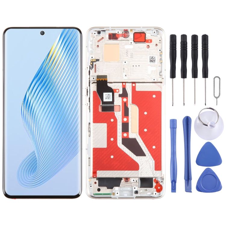 For Honor Magic5 Original LCD Screen Digitizer Full Assembly with Frame (Gold) - LCD Screen by PMC TechLife | Online Shopping South Africa | PMC TechLife