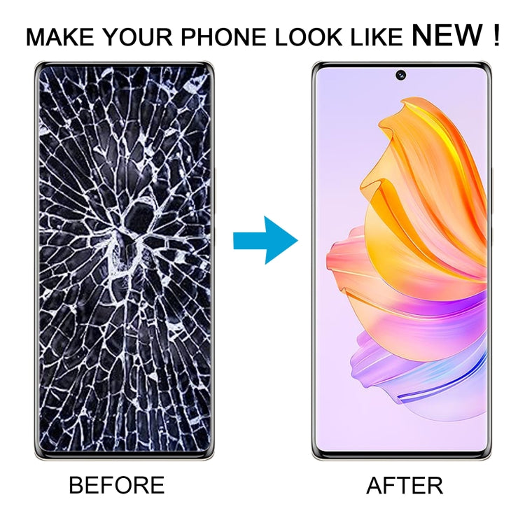 For Honor 80 SE Original LCD Screen Digitizer Full Assembly with Frame (Gold) - LCD Screen by PMC TechLife | Online Shopping South Africa | PMC TechLife