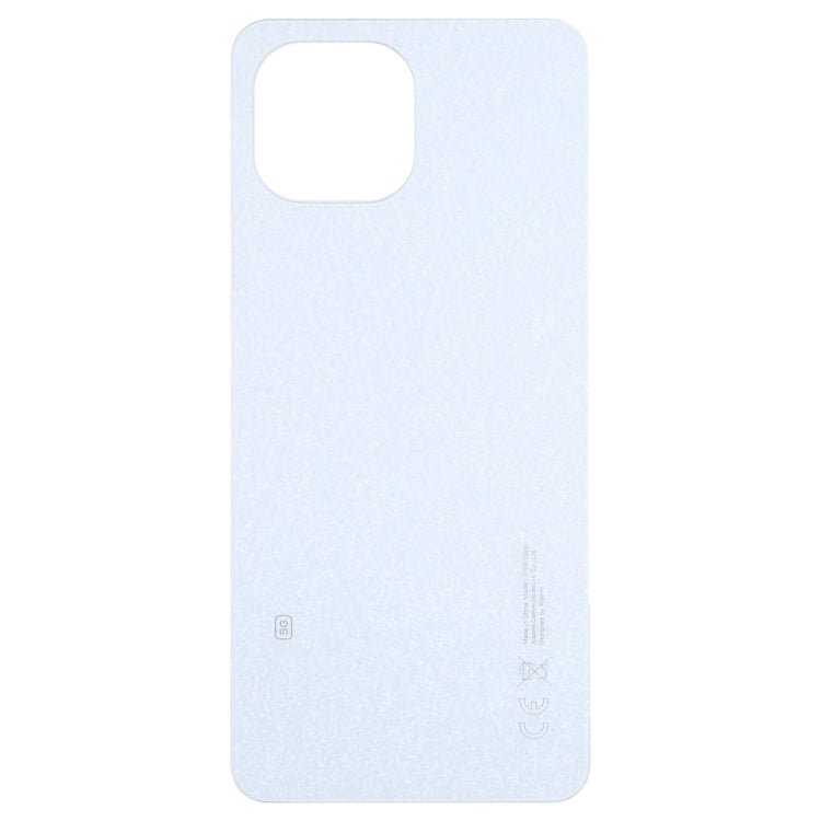 For Xiaomi 11 Lite 5G NE Original Battery Back Cover(White) - Back Cover by PMC Jewellery | Online Shopping South Africa | PMC Jewellery