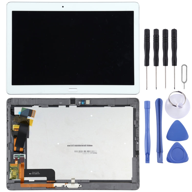 Original LCD Screen For Huawei MediaPad M2 10.0 M2-A01W/M2-A01L Digitizer Full Assembly With Frame(White) - free shipping - PMC TechLife - Order now!