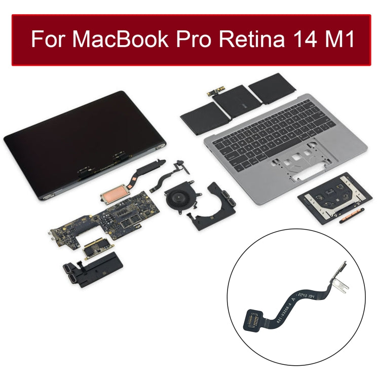 821-03208-A LCD Screen Cover Angle Sensor Sleep Cable for MacBook Pro Retina 14 M1 A2442 EMC3650 2021 - free shipping - PMC TechLife - Order now!