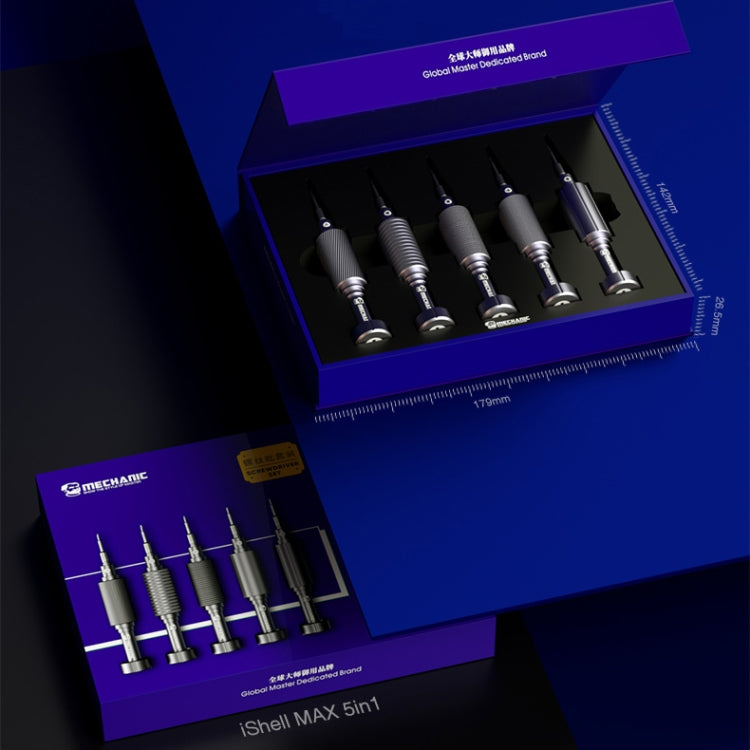 MECHANIC Mortar Mini iShell 5 in 1 Phone Repair Precision Screwdriver Set - free shipping - PMC TechLife - Order now!