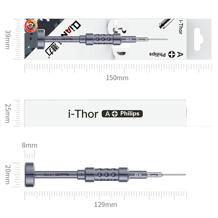 Qianli i-Thor S2 Precision 3D Texture Hollow Cross Tip Middle Bezel Screwdriver - Screwdriver by QIANLI | Online Shopping South Africa | PMC Jewellery