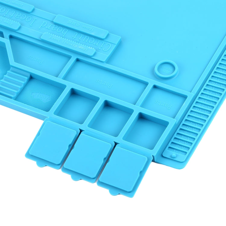 S-170 Insulation Heat-Resistant Repair Pad ESD Mat with Magnetic, Size: 48 x 32cm - free shipping - PMC TechLife - Order now!