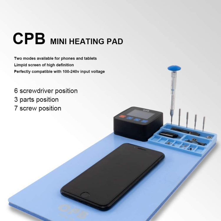 CPB CP300 LCD Screen Heating Pad Safe Repair Tool, EU Plug - free shipping - PMC TechLife - Order now!