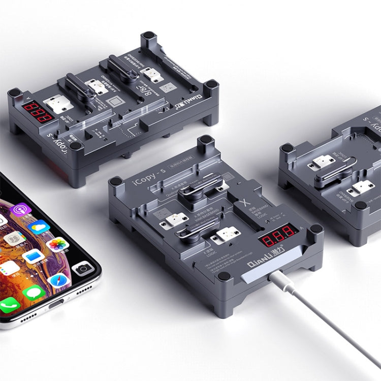 Qianli iCopy-S Double Sided Chip Test Stand 4 in1 Logic Baseband EEPROM Chip Non-removal For iPhone 6 / 6 Plus / 6S / 6S Plus - free shipping - PMC TechLife - Order now!
