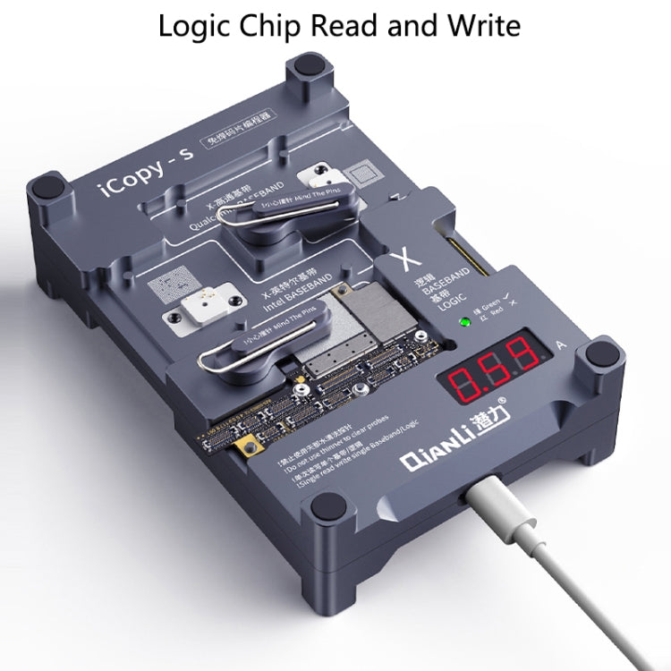 Qianli iCopy-S Double Sided Chip Test Stand 4 in1 Logic Baseband EEPROM Chip Non-removal For iPhone 6 / 6 Plus / 6S / 6S Plus - free shipping - PMC TechLife - Order now!
