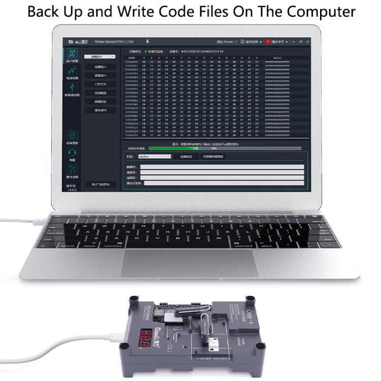 Qianli iCopy-S Double Sided Chip Test Stand 4 in1 Logic Baseband EEPROM Chip Non-removal For iPhone 7 / 7 Plus / 8 / 8 Plus - Repair Platform by QIANLI | Online Shopping South Africa | PMC Jewellery | Buy Now Pay Later Mobicred