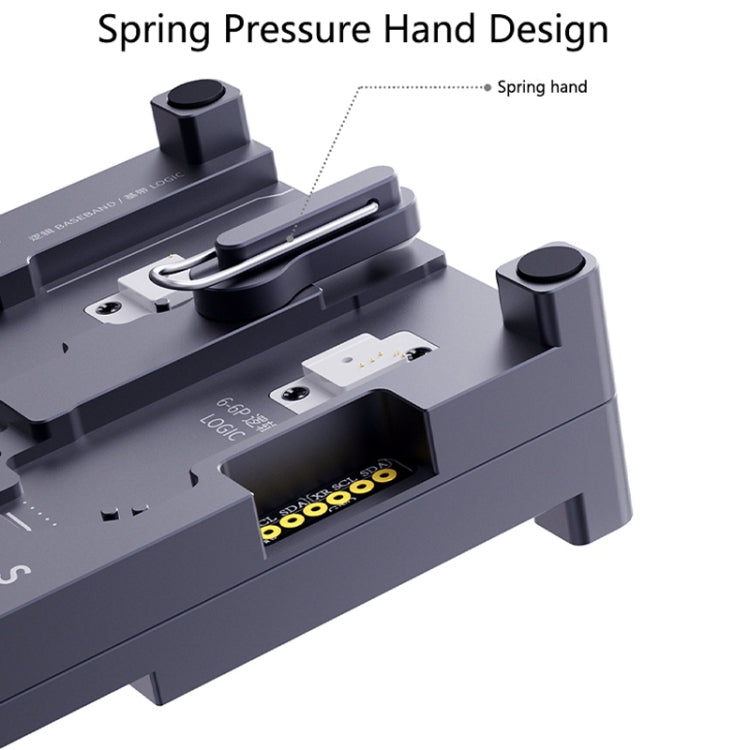 Qianli iCopy-S Double Sided Chip Test Stand 4 in1 Logic Baseband EEPROM Chip Non-removal For iPhone 7 / 7 Plus / 8 / 8 Plus - Repair Platform by QIANLI | Online Shopping South Africa | PMC Jewellery | Buy Now Pay Later Mobicred