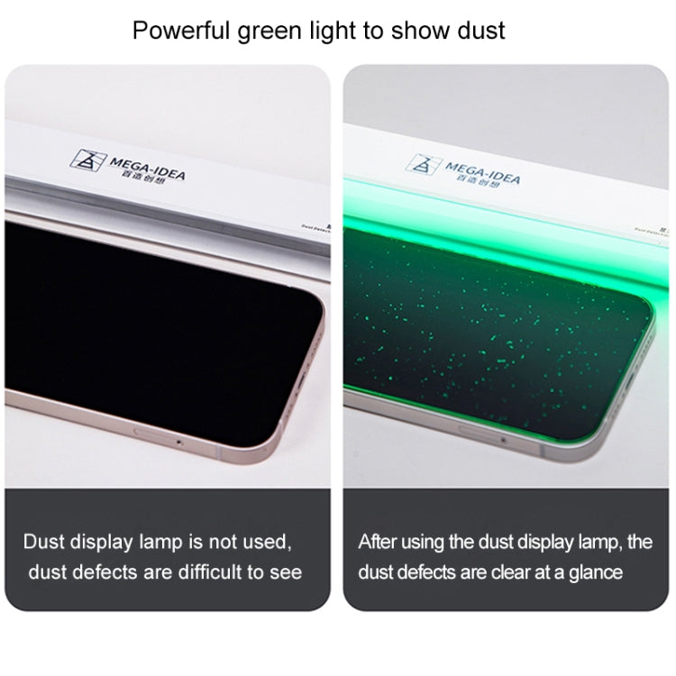 Show Dust Lamp 2 LCD screen Repair Dust Lamp Fingerprint Scratch Screen Changer Dust Display Lamp For Phone Mobile Green LED - Dust Remove Tool by PMC Jewellery | Online Shopping South Africa | PMC Jewellery