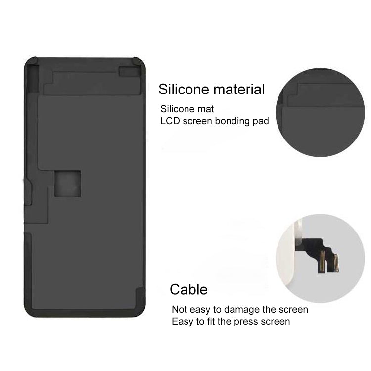 XHZC LCD Screen No Overturning Flex Cable Fit Mat Glue Removal Mould for iPhone XR / 11 - free shipping - PMC TechLife - Order now!