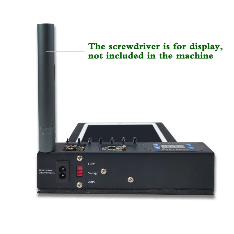TBK-568R 220V Vacuum LCD Temperature Controller Touch Screen Glass Separator Machine with Multi-function Storage Box - free shipping - PMC TechLife - Order now!