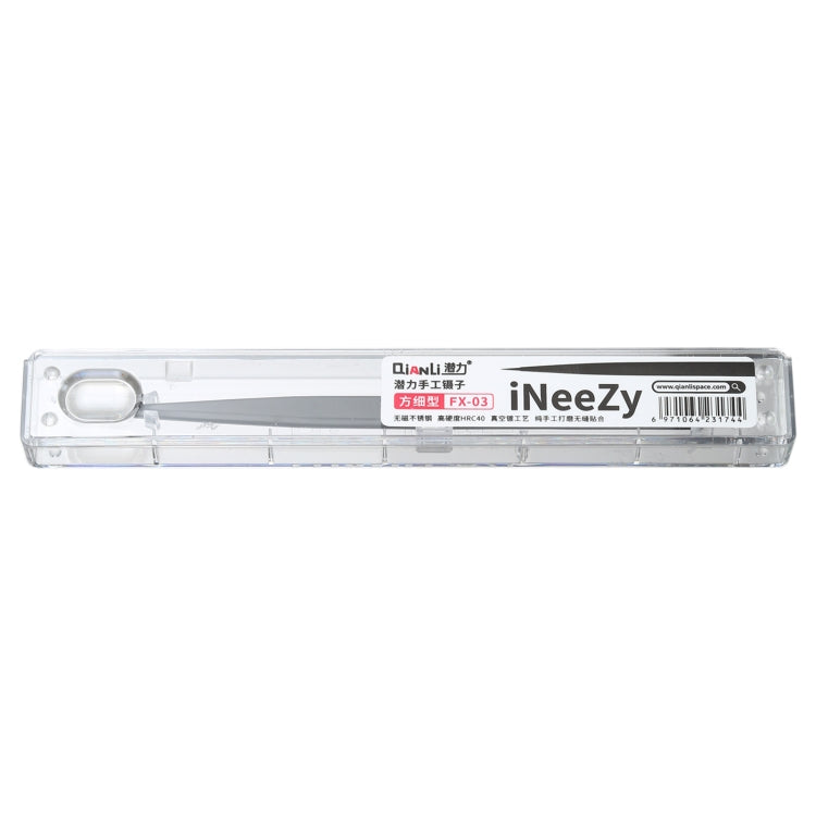 Qianli iNeezy FX-03 Stainless Steel Extra-sharp Thickened Tweezers Pointed Tweezers - Tweezers by QIANLI | Online Shopping South Africa | PMC Jewellery | Buy Now Pay Later Mobicred