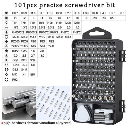 122 in 1 Precision Magnetic Screwdriver Kit - Screwdriver Set by PMC Jewellery | Online Shopping South Africa | PMC Jewellery