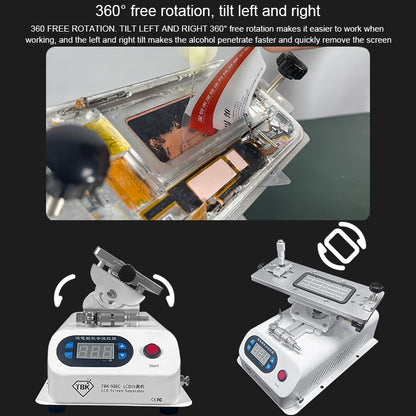 TBK 988C LCD Rotary Separator Middle Frame Remover - Separation Equipment by TBK | Online Shopping South Africa | PMC Jewellery | Buy Now Pay Later Mobicred