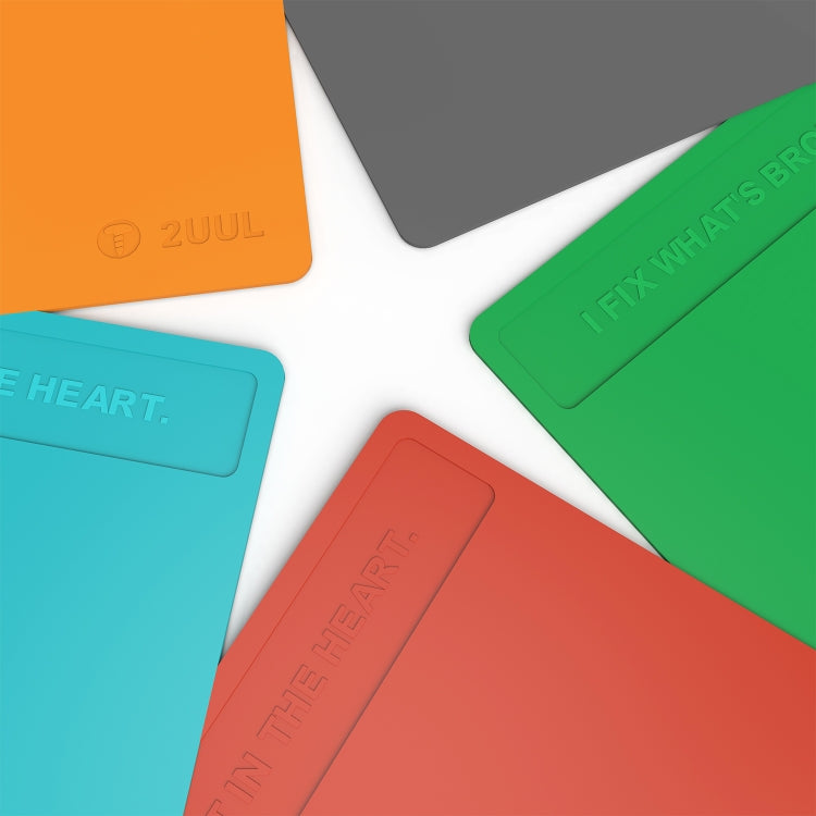 2UUL Heat Resisting Silicone Pad, Size: 40 x 28cm (Orange) - Working Mat by 2UUL | Online Shopping South Africa | PMC TechLife | Buy Now Pay Later Mobicred
