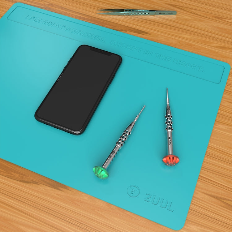 2UUL Heat Resisting Silicone Pad, Size: 40 x 28cm (Blue) - Working Mat by 2UUL | Online Shopping South Africa | PMC TechLife | Buy Now Pay Later Mobicred