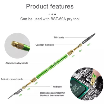 BEST BST-69A+ CPU Chip Remove Glue Tools DIY Carving Knife - Tool Kits by BEST | Online Shopping South Africa | PMC Jewellery | Buy Now Pay Later Mobicred