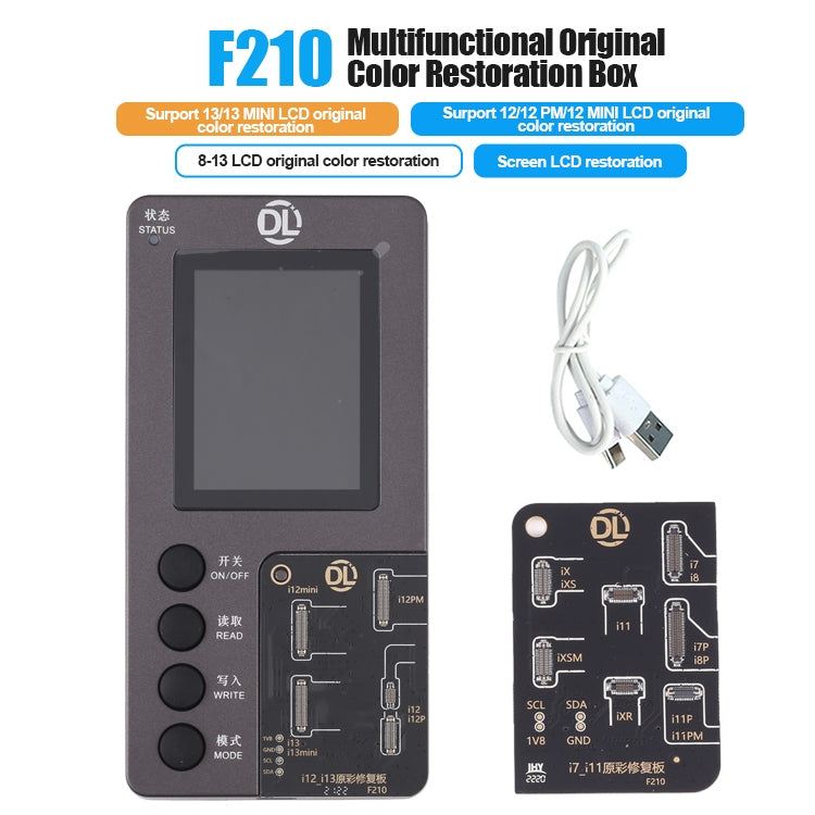 DL F210 Multifunctional Original Color Restoration Box For iPhone 8-13 - free shipping - PMC TechLife - Order now!