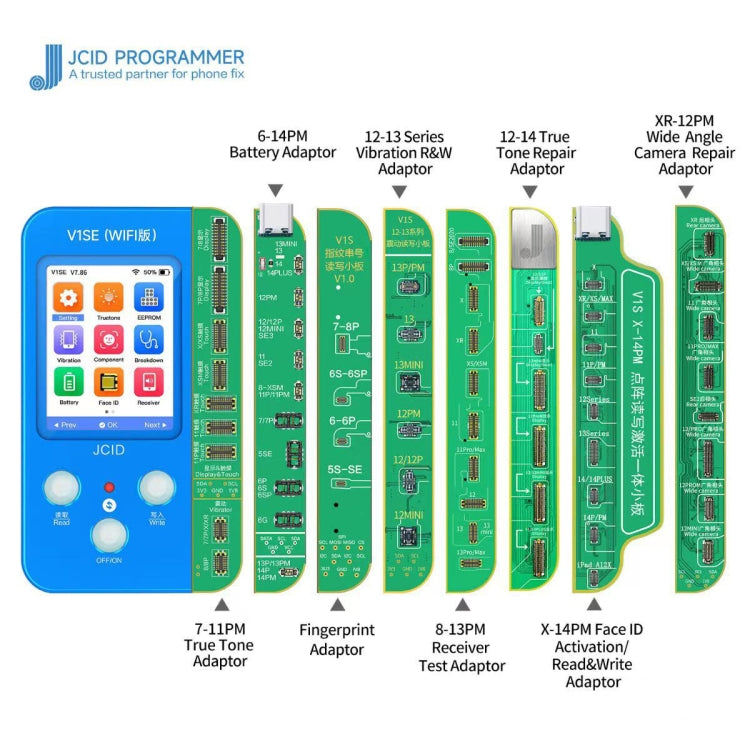 JC V1SE Testing Repair Vibration Board Adaptor For iPhone 12-13 Pro Max - Test Tools by JC | Online Shopping South Africa | PMC Jewellery