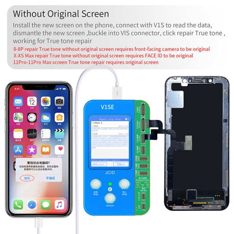 JC V1SE Testing Repair Receiver Test Board Adaptor For iPhone 8-13 Pro Max - Test Tools by JC | Online Shopping South Africa | PMC Jewellery