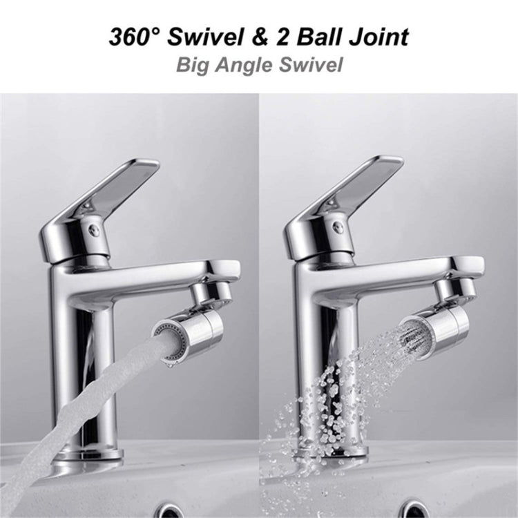 Dual-Function Faucet Spout Bubbler Splash-Proof Two-Function Kitchen Copper Filter, interface:External - free shipping - PMC TechLife - Order now!