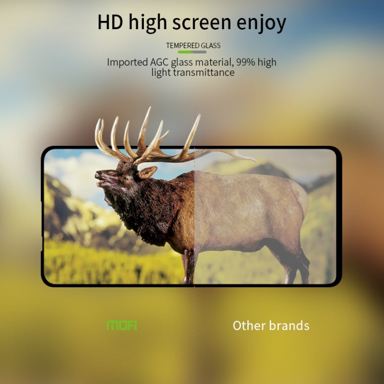 For Samsung Galaxy A21S MOFI 9H 2.5D Full Screen Tempered Glass Film(Black) - Galaxy Tempered Glass by MOFI | Online Shopping South Africa | PMC TechLife | Buy Now Pay Later Mobicred