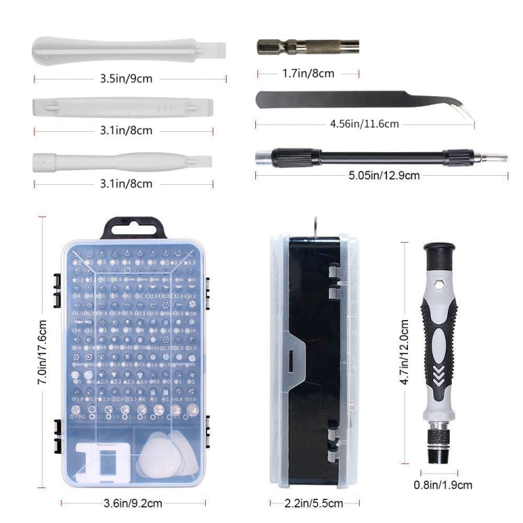 115 in 1 Precision Screw Driver Mobile Phone Computer Disassembly Maintenance Tool Set(Yellow) - Screwdriver Set by PMC TechLife | Online Shopping South Africa | PMC TechLife