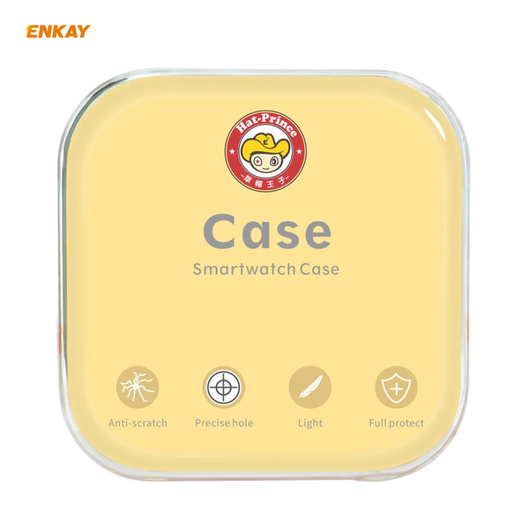 For Fitbit Versa 3 / Fitbit Sense ENKAY Hat-Prince ENK-AC8208 Full Coverage Electroplate TPU Soft Case(Silver) - Watch Cases by ENKAY | Online Shopping South Africa | PMC Jewellery | Buy Now Pay Later Mobicred