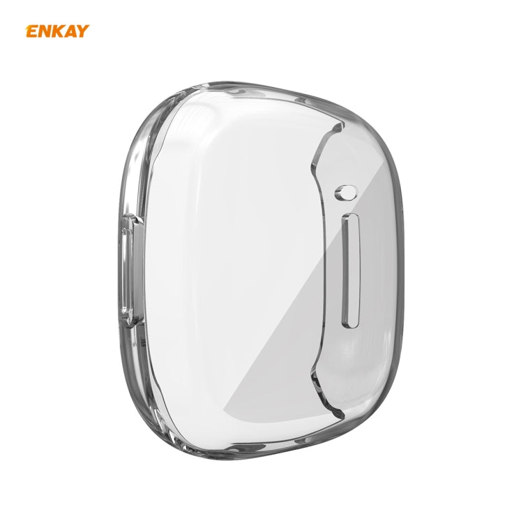 For Fitbit Versa 3 / Fitbit Sense ENKAY Hat-Prince ENK-AC8208 Full Coverage Transparent TPU Soft Case - Watch Cases by ENKAY | Online Shopping South Africa | PMC TechLife | Buy Now Pay Later Mobicred