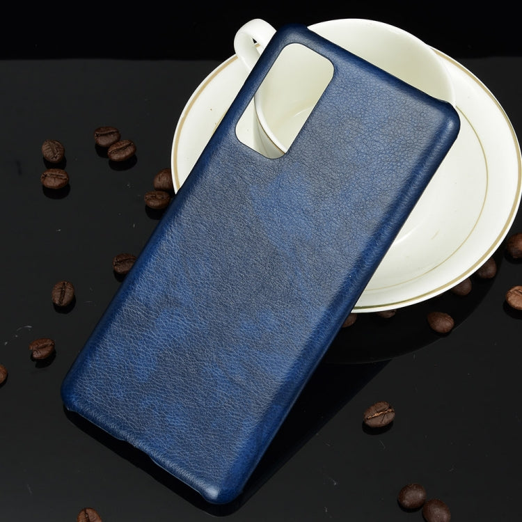 For Samsung Galaxy S20 FE Shockproof Litchi Texture PC + PU Case(Blue) - Galaxy S20 FE Cases by NILLKIN | Online Shopping South Africa | PMC TechLife