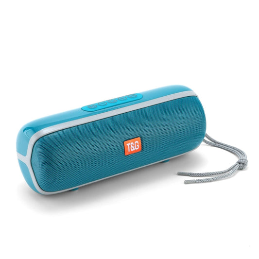 T&G TG183 TWS Mini Wireless Bluetooth Speaker, Supports AUX / USB 2.0 / FM / 32GB TF Card or Micro SD Card(Peacock Blue) - Mini Speaker by T&G | Online Shopping South Africa | PMC Jewellery
