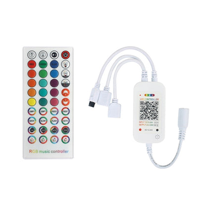 WiFi Smart 4 Pin RGB LED Strip Light Controller APP Remote Voice Control Works with Alexa Echo, 5-24V, type:WiFi 40-keys Controller - RGB Controller by PMC Jewellery | Online Shopping South Africa | PMC Jewellery