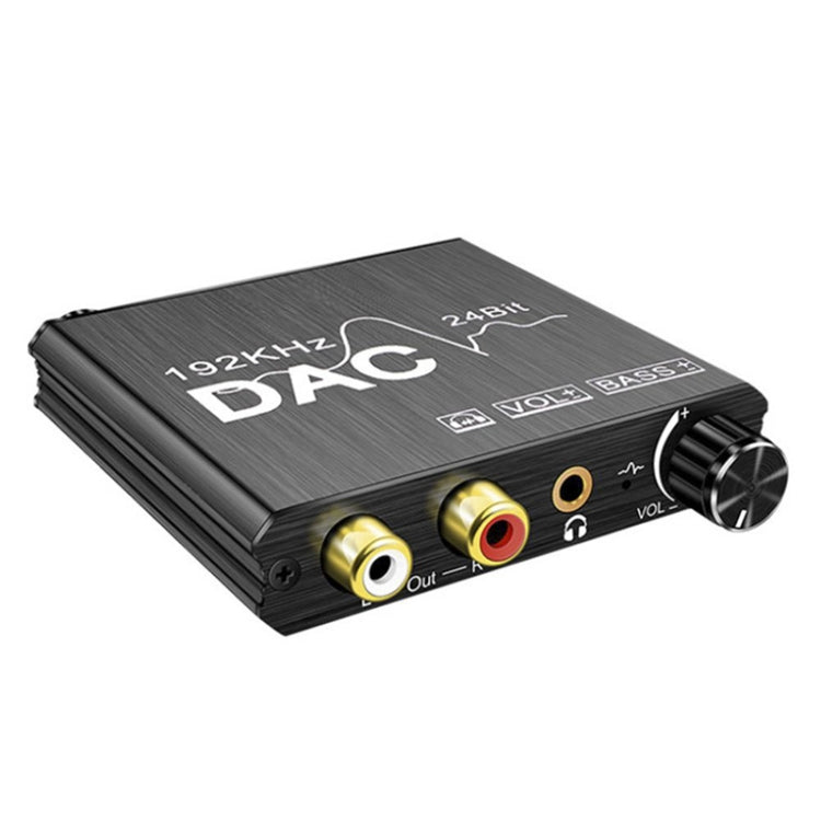 Digital To Analog Audio Converter Stereo Extractor DAC Amplifier Optical SPDIF 192Khz 24Bit - RCA Adapter by PMC Jewellery | Online Shopping South Africa | PMC Jewellery