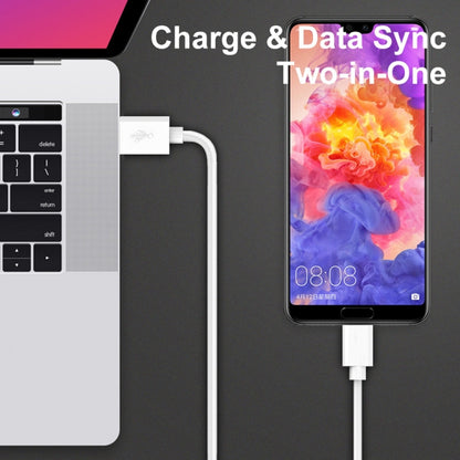 YSY-312 2 in 1 18W Portable QC3.0 Dual USB Car Charger + 1m 3A USB to USB-C / Type-C Data Cable Set(White) - Car Charger by PMC Jewellery | Online Shopping South Africa | PMC Jewellery