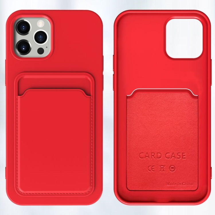 For iPhone 11 TPU + Flannel Lining Shockproof  Case with Card Slots (Green) - iPhone 11 Cases by PMC TechLife | Online Shopping South Africa | PMC TechLife | Buy Now Pay Later Mobicred