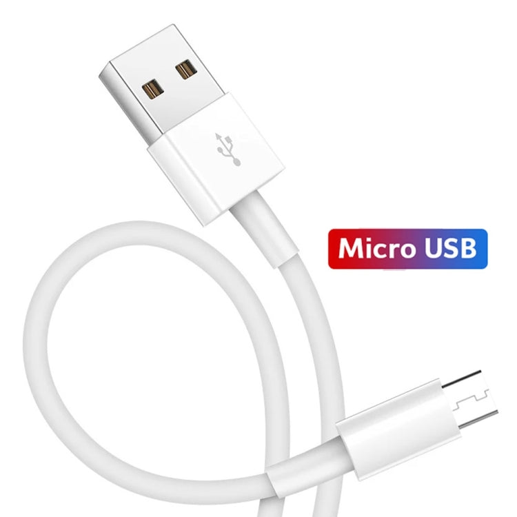 YSY-312PD QC3.0 18W USB + PD 20W USB-C / Type-C Car Charger with USB to Micro USB Data Cable(White) - Car Charger by PMC TechLife | Online Shopping South Africa | PMC TechLife