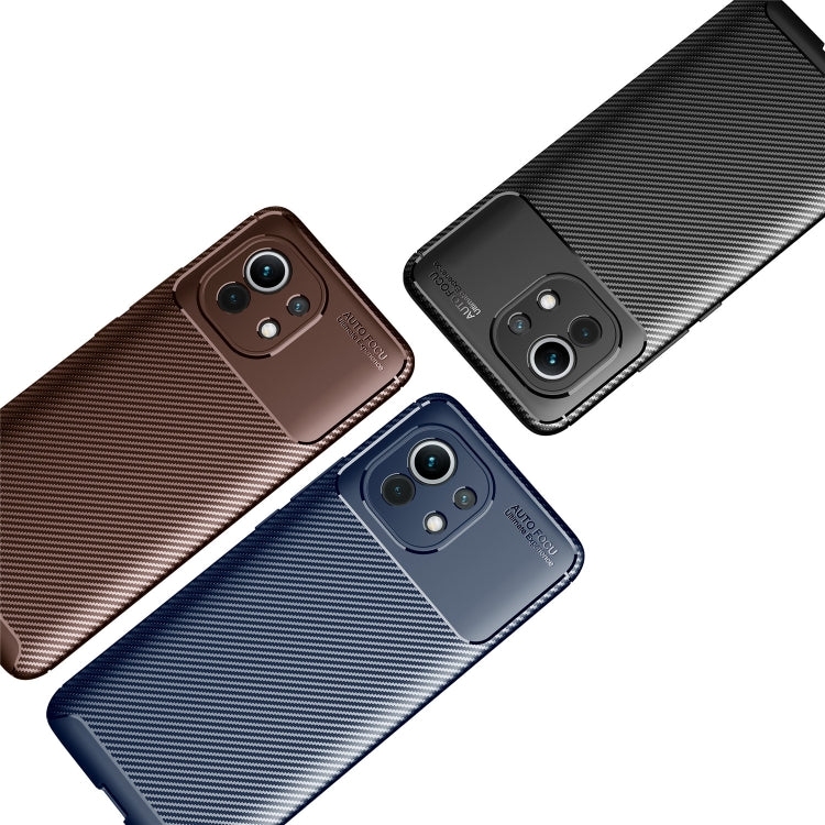 For Xiaomi Mi 11 Pro Carbon Fiber Texture Shockproof TPU Case(Black) - Xiaomi Cases by PMC TechLife | Online Shopping South Africa | PMC TechLife | Buy Now Pay Later Mobicred