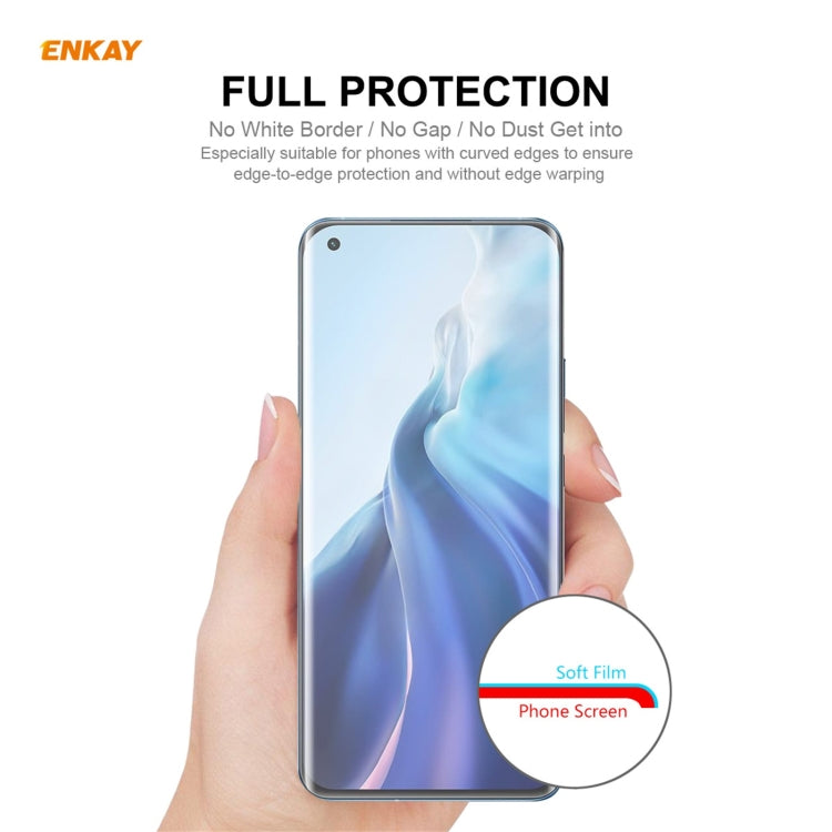 For Xiaomi Mi 11 Ultra 2 PCS ENKAY Hat-Prince Full Glue Full Coverage Screen Protector Explosion-proof Hydrogel Film - free shipping - PMC TechLife - Order now!
