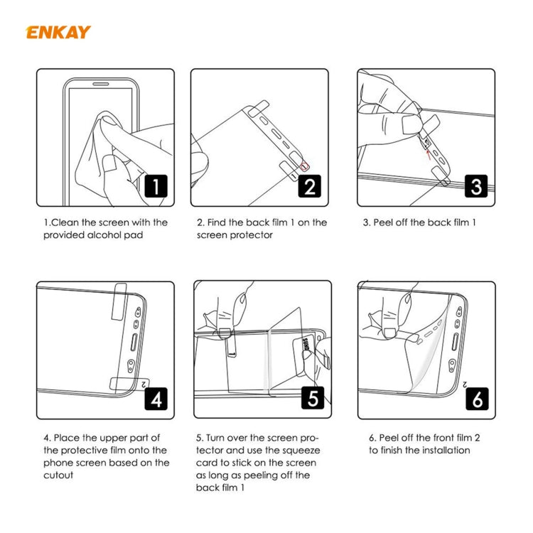 For Xiaomi Mi 11 Ultra 2 PCS ENKAY Hat-Prince Full Glue Full Coverage Screen Protector Explosion-proof Hydrogel Film - free shipping - PMC TechLife - Order now!