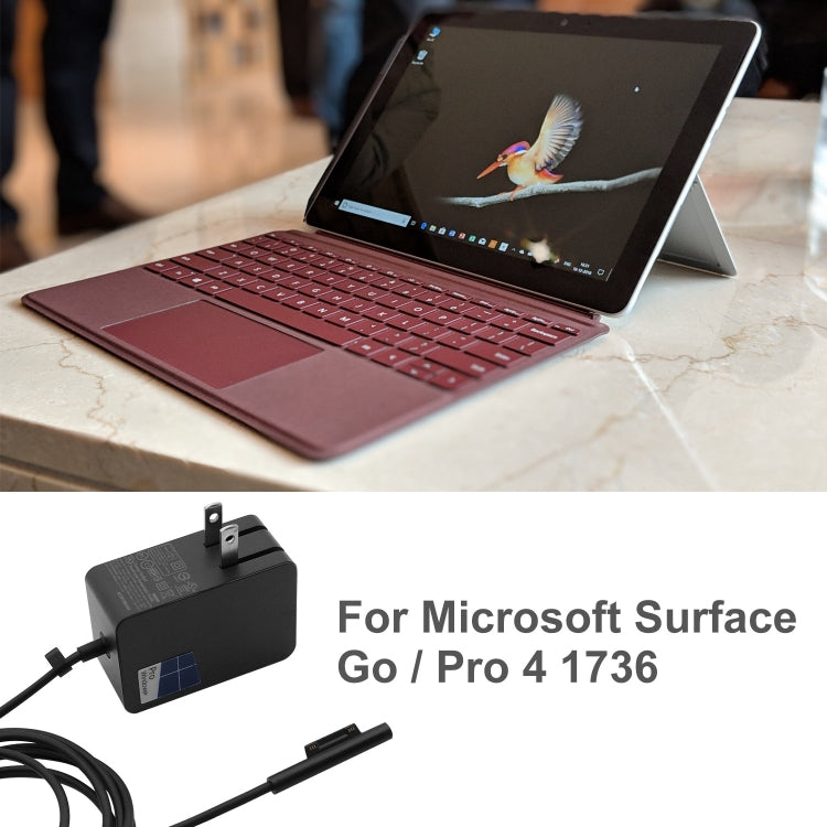 24W 15V 1.6A AC Adapter Charger for Microsoft Surface Go / Pro 4 1736 , US Plug - For Microsoft by PMC TechLife | Online Shopping South Africa | PMC TechLife | Buy Now Pay Later Mobicred