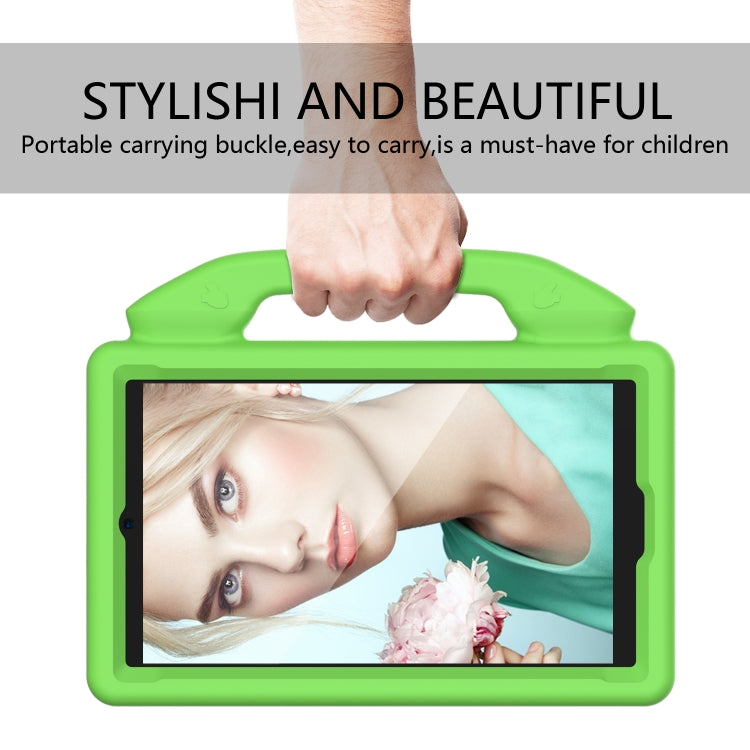 For Samsung Galaxy Tab A7 Lite T220 / T225 Thumb Bracket EVA Shockproof Tablet Case(Green) - free shipping - PMC TechLife - Order now!