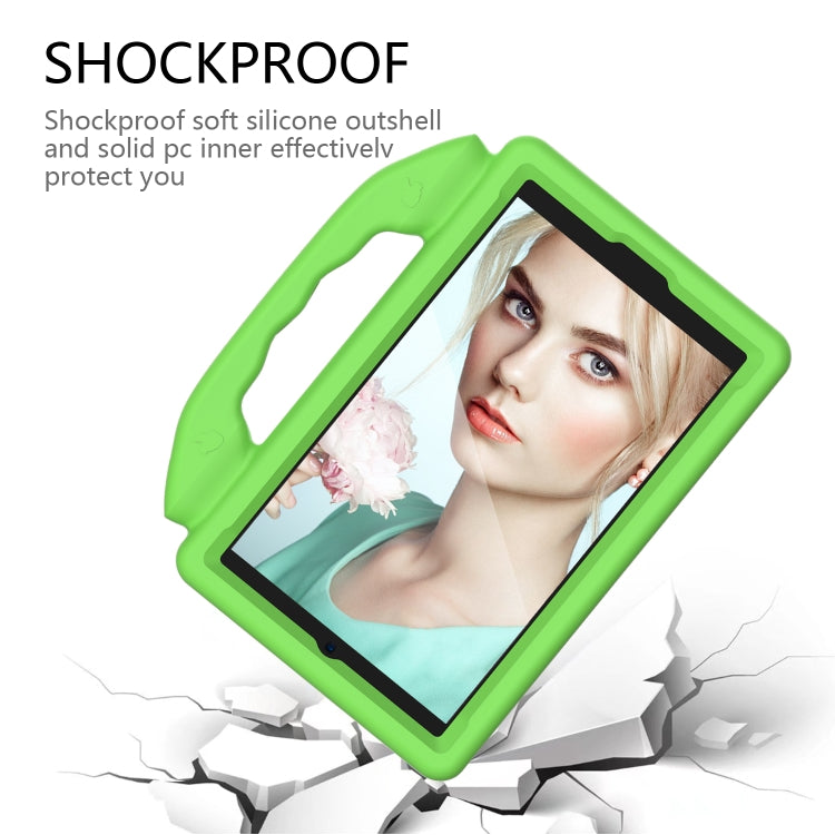 For Samsung Galaxy Tab A7 Lite T220 / T225 Thumb Bracket EVA Shockproof Tablet Case(Green) - free shipping - PMC TechLife - Order now!