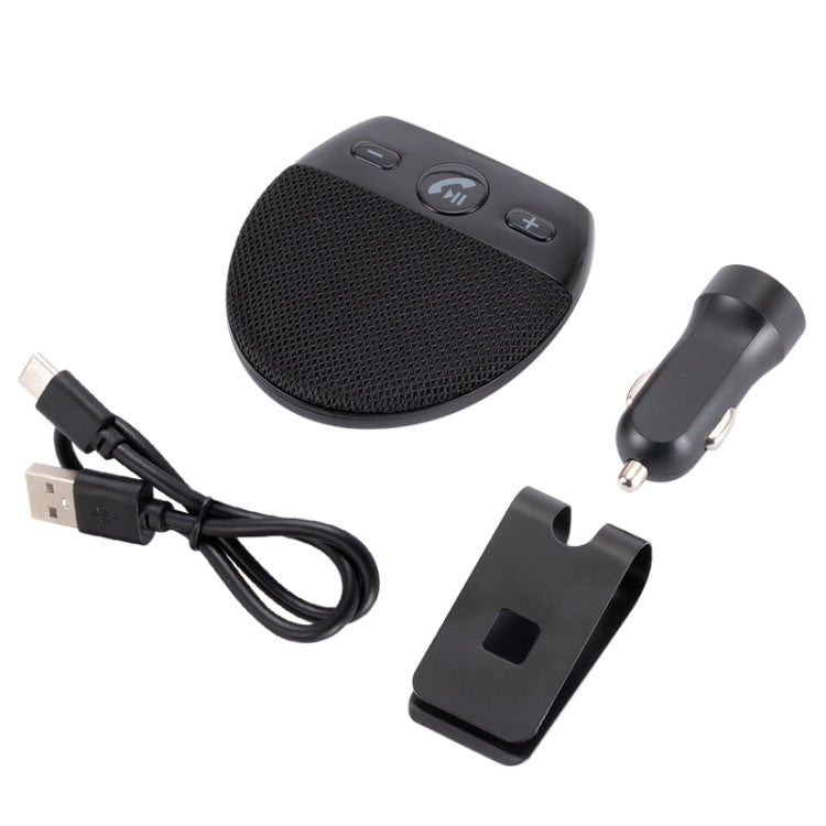 SP11 Car Phone Sun Visor Handsfree Speaker with USB Car Speaker Handsfree Car Kit - Bluetooth Car Kits by PMC Jewellery | Online Shopping South Africa | PMC Jewellery