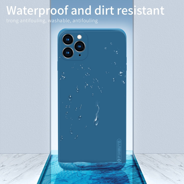 For iPhone 11 Pro Max PINWUYO Sense Series Liquid Silicone TPU Mobile Phone Case (Blue) - free shipping - PMC TechLife - Order now!