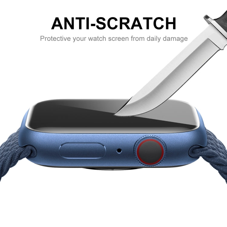 2 PCS For Apple Watch Series 7 41mm ENKAY Hat-Prince 3D Full Coverage Soft PC Edge + PMMA HD Screen Protector Film - Others by ENKAY | Online Shopping South Africa | PMC TechLife | Buy Now Pay Later Mobicred