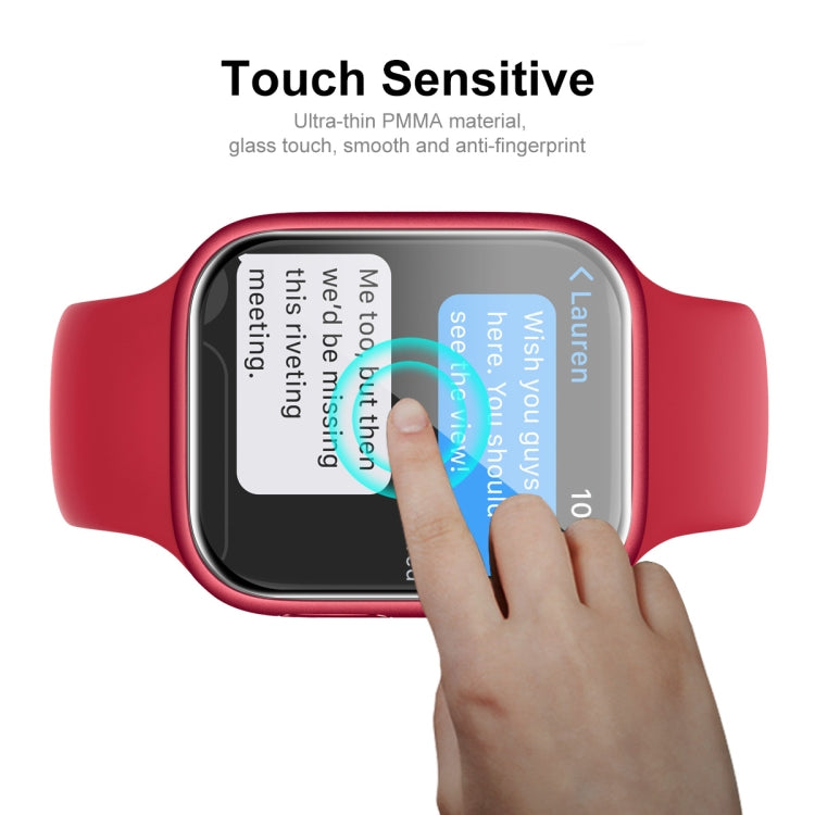 5 PCS For Apple Watch Series 7 41mm ENKAY Hat-Prince 3D Full Coverage Soft PC Edge + PMMA HD Screen Protector Film - free shipping - PMC TechLife - Order now!