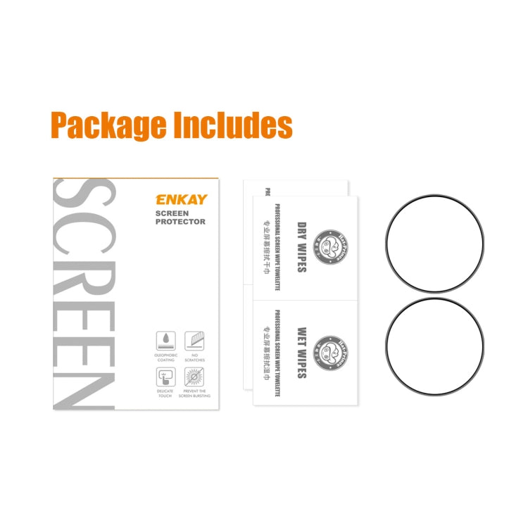 2 PCS For Xiaomi Watch Color 2 ENKAY Hat-Prince 3D Full Coverage Soft PC Edge + PMMA HD Screen Protector Film - Screen Protector by ENKAY | Online Shopping South Africa | PMC TechLife | Buy Now Pay Later Mobicred